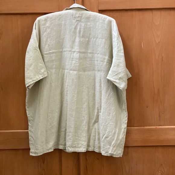 VINTAGE Flax by Jeanne Engelhart Hawaii Shirt Sz L - Picture 2 of 4